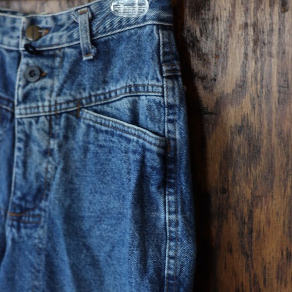 VINTAGE Forenza Authentic Sportswear High Waist Jeans 80s Size 6 Ankle Length - Picture 2 of 7